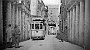 passaggio del tram in via Dante
